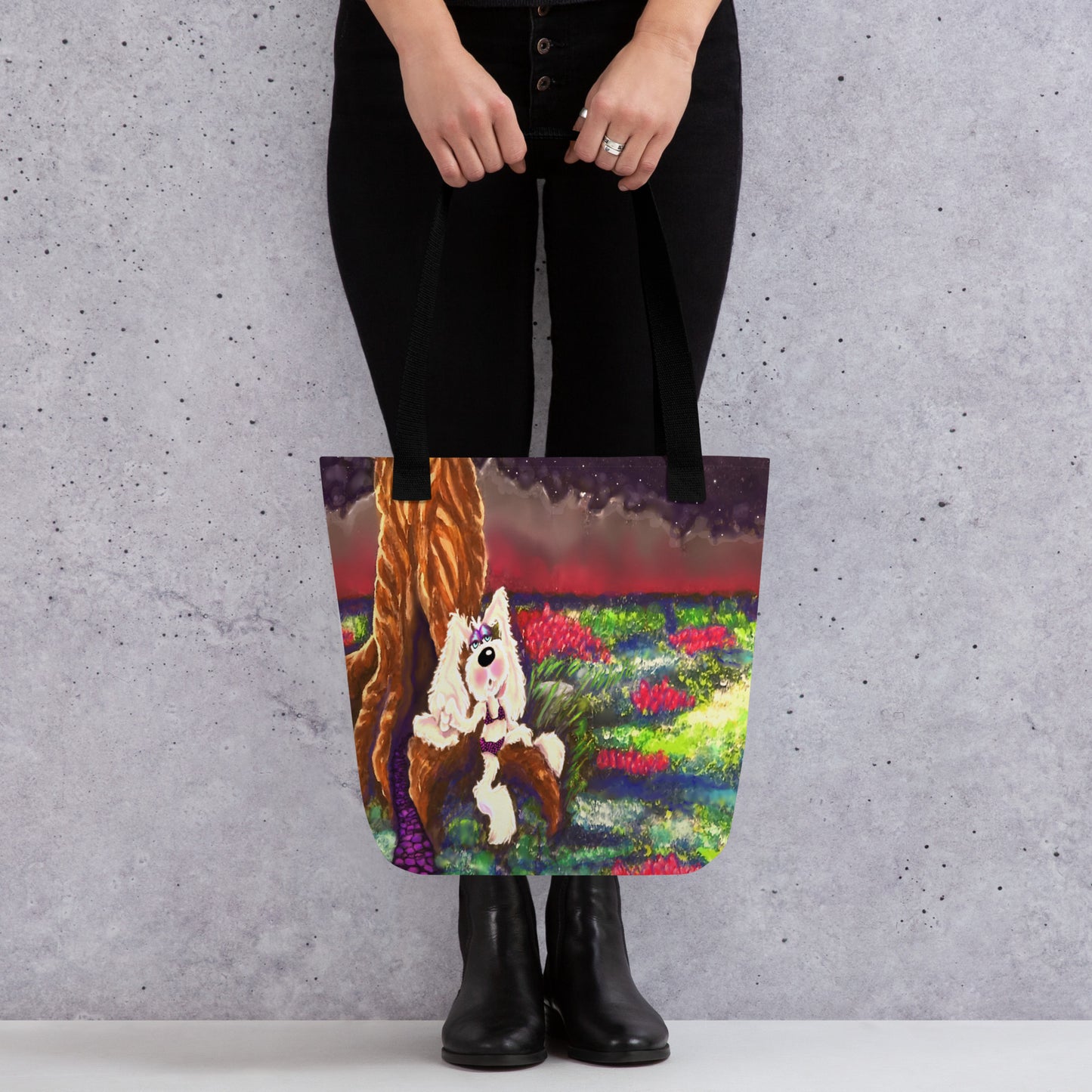 Intergalactic Space Bunny Art Tote bag
