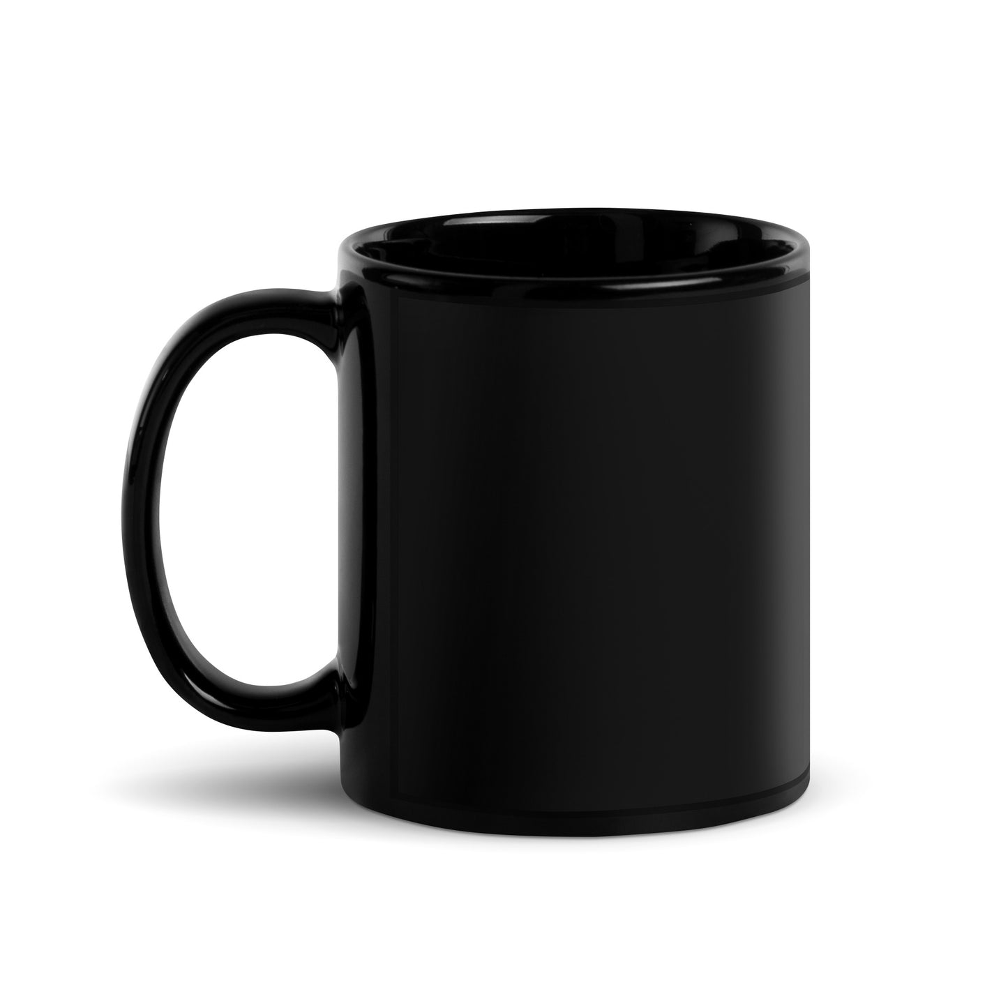 Intergalactic Space Bunny Art Black Glossy Mug