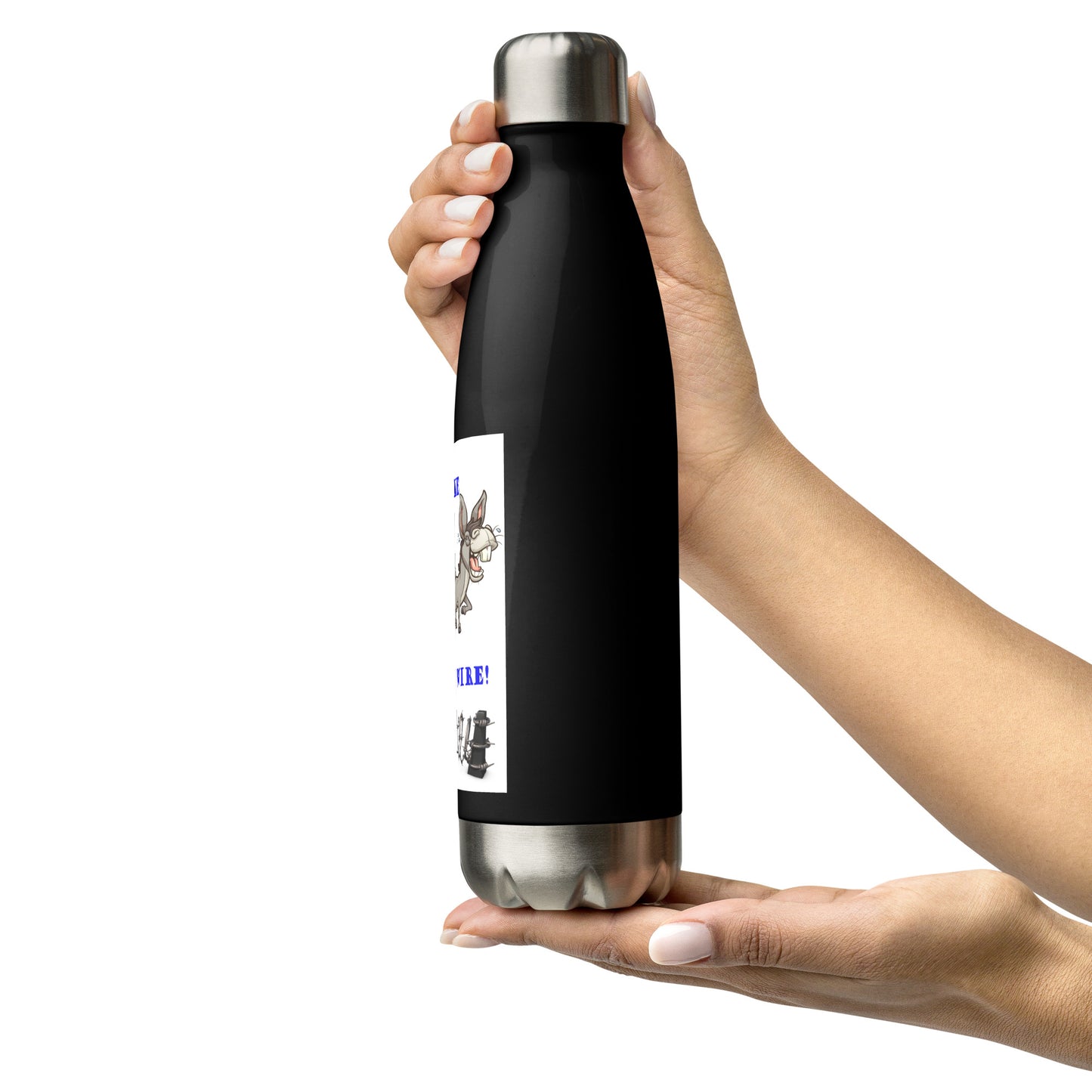 Snarkey Country Humor Stainless steel water bottle