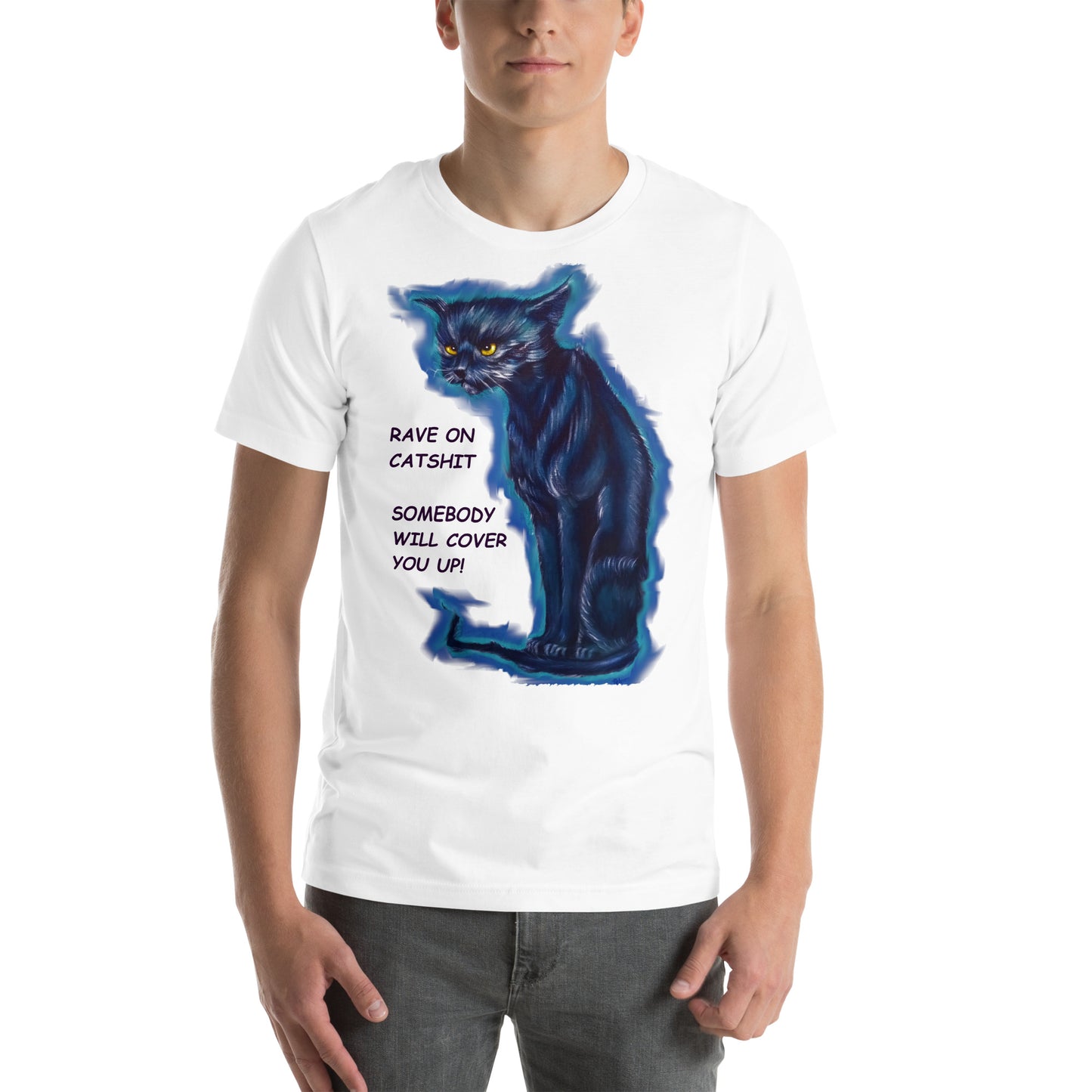 Angry Cat Original Design Country Humor Unisex t-shirt