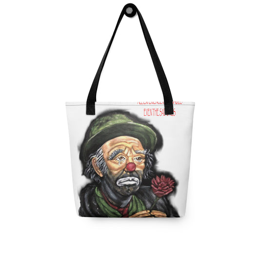 Emmett Kelly Sad Clown Art Tote bag