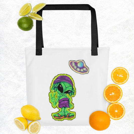 Friendly Alien Tote bag