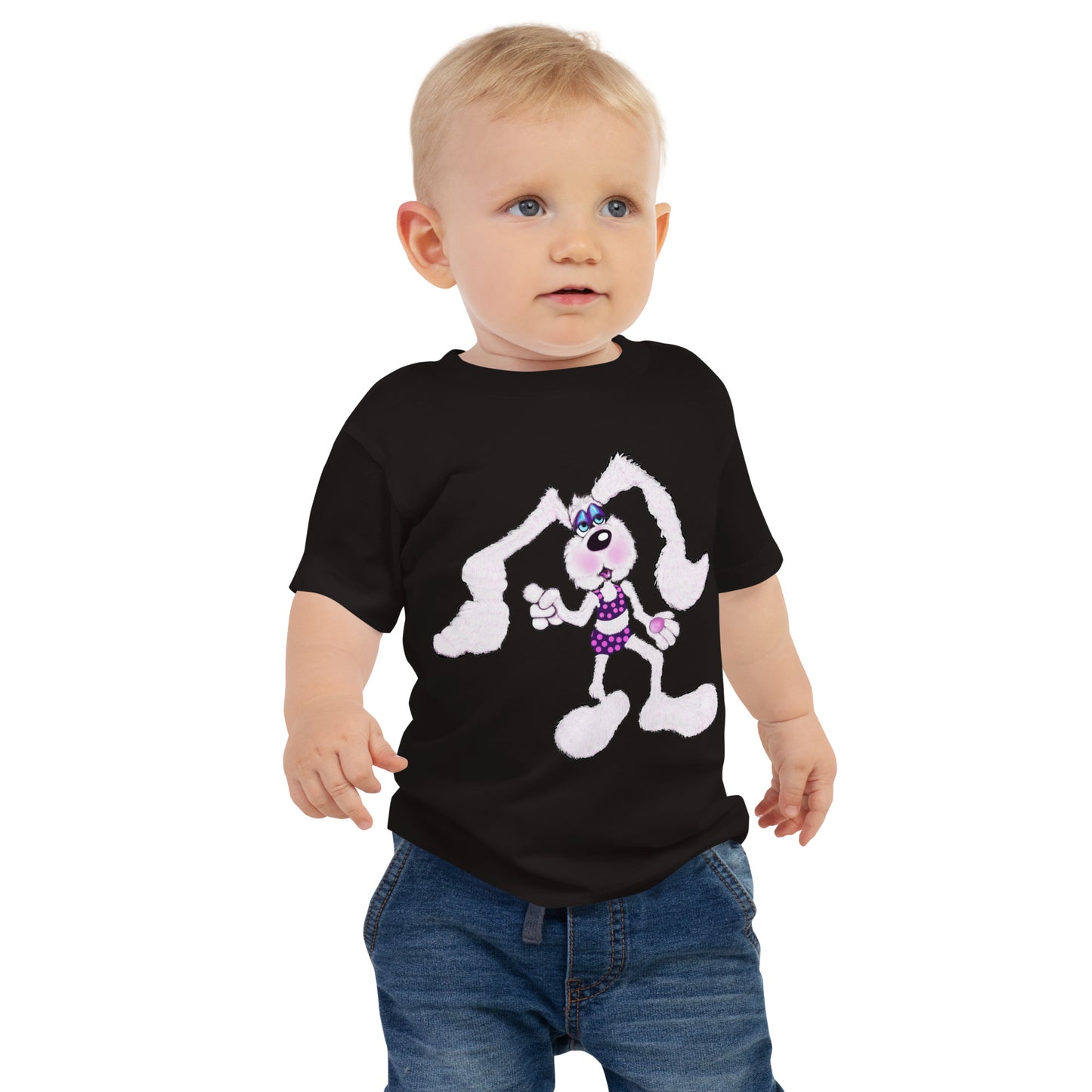 Inter Galactic Space Bunny Baby Jersey Short Sleeve Tee