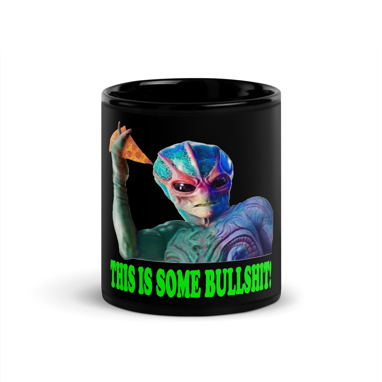 Resident Alien Black Glossy Mug