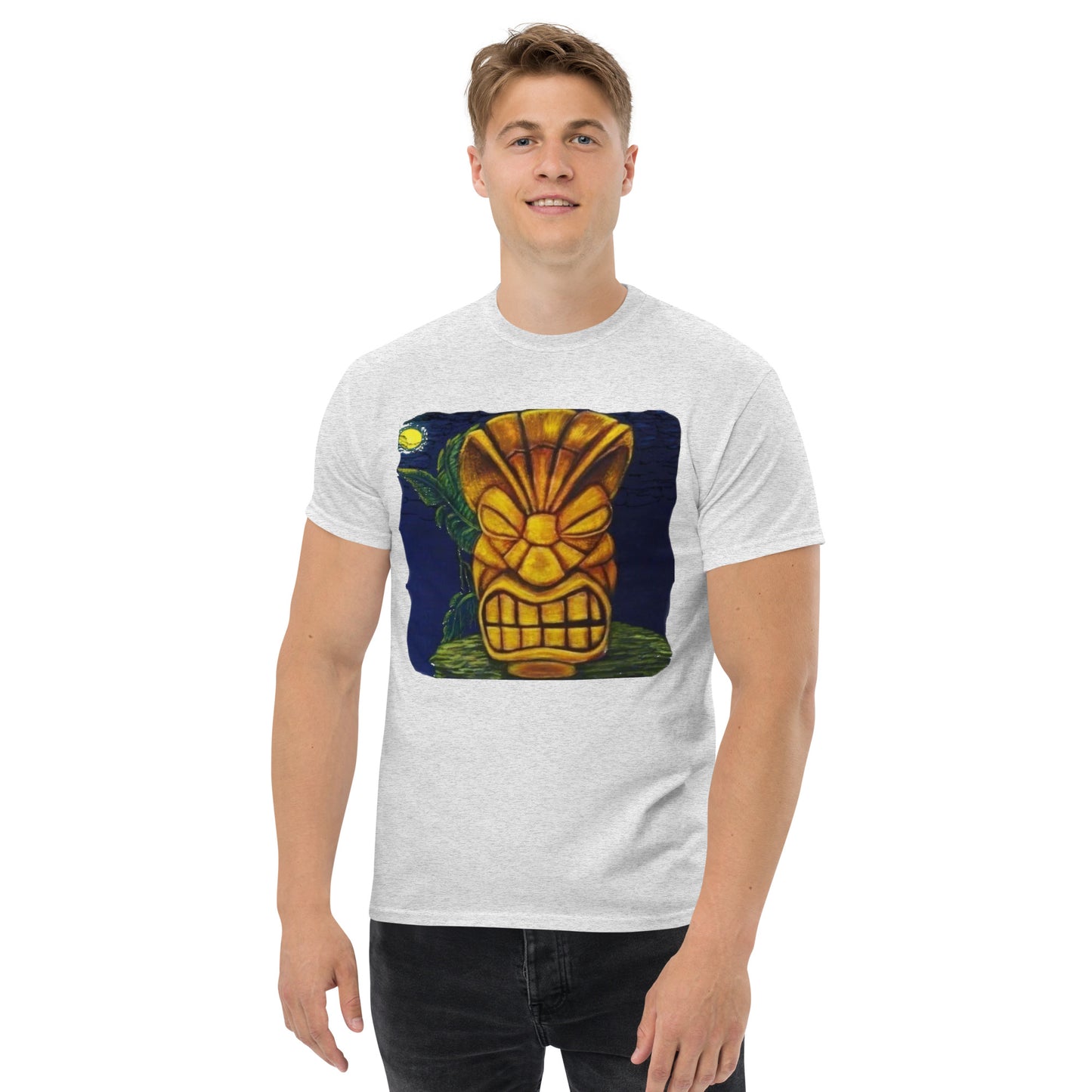 Tiki Man Art Men's classic tee