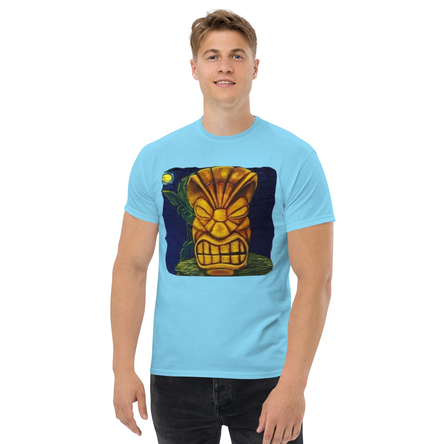 Tiki Man Art Men's classic tee