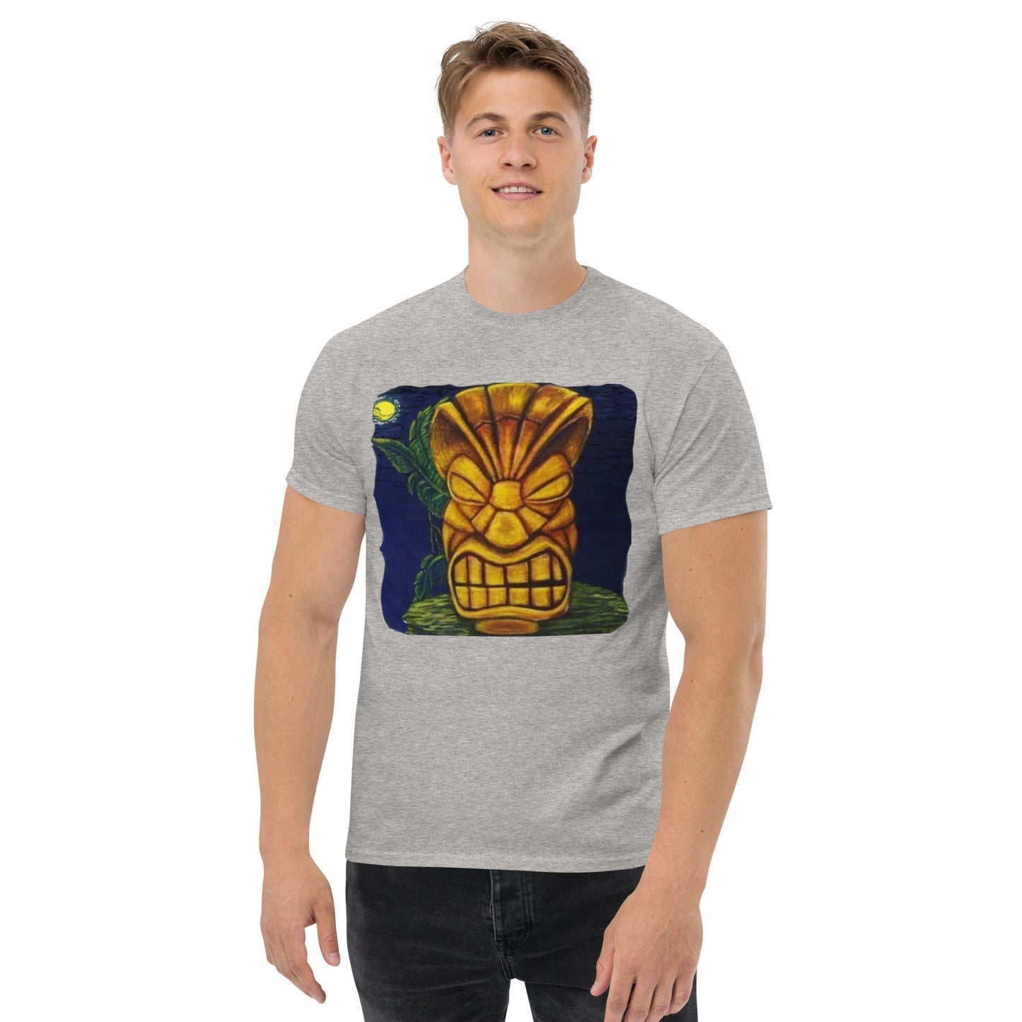 Tiki Man Art Men's classic tee