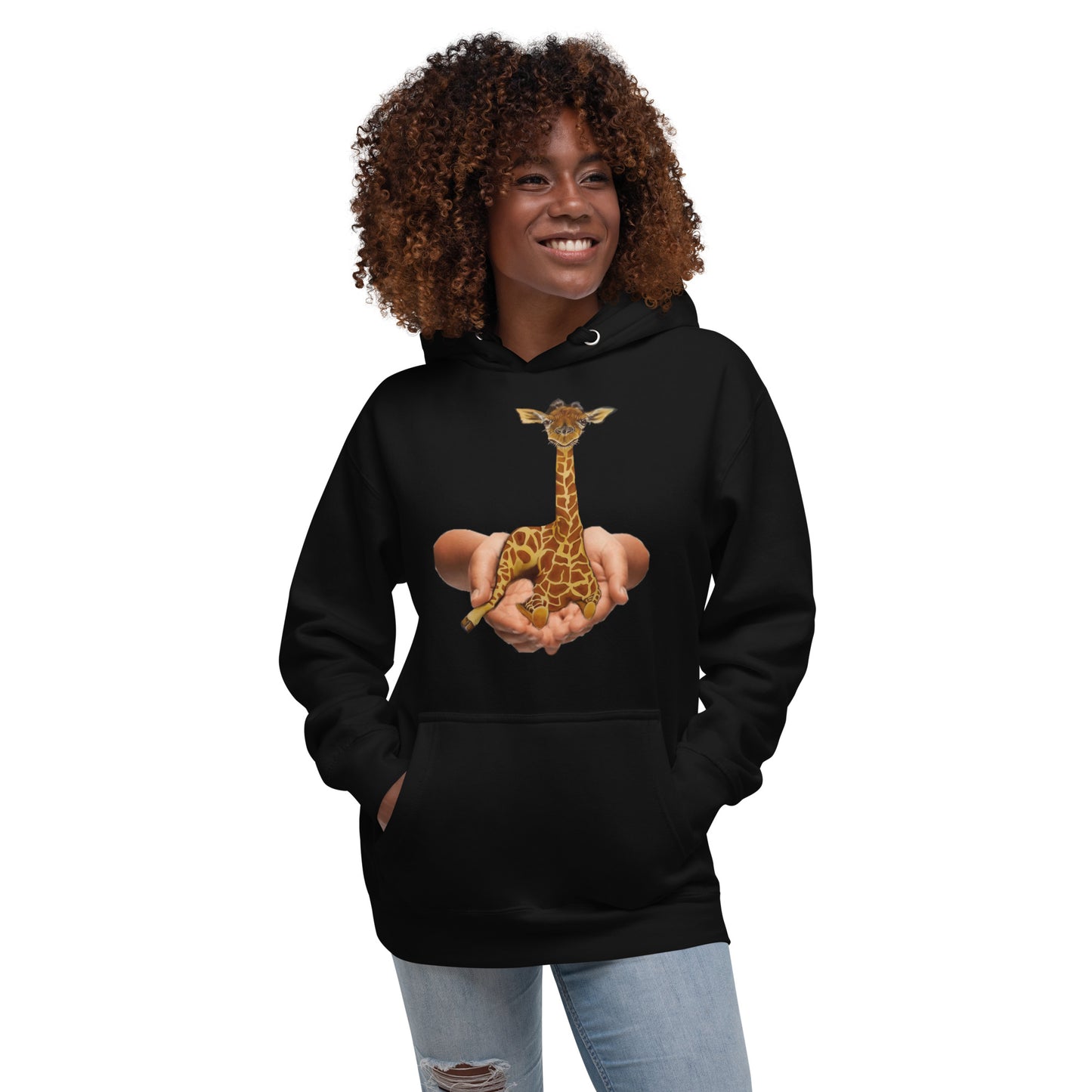 Sweet Baby Giraffe Unisex Hoodie