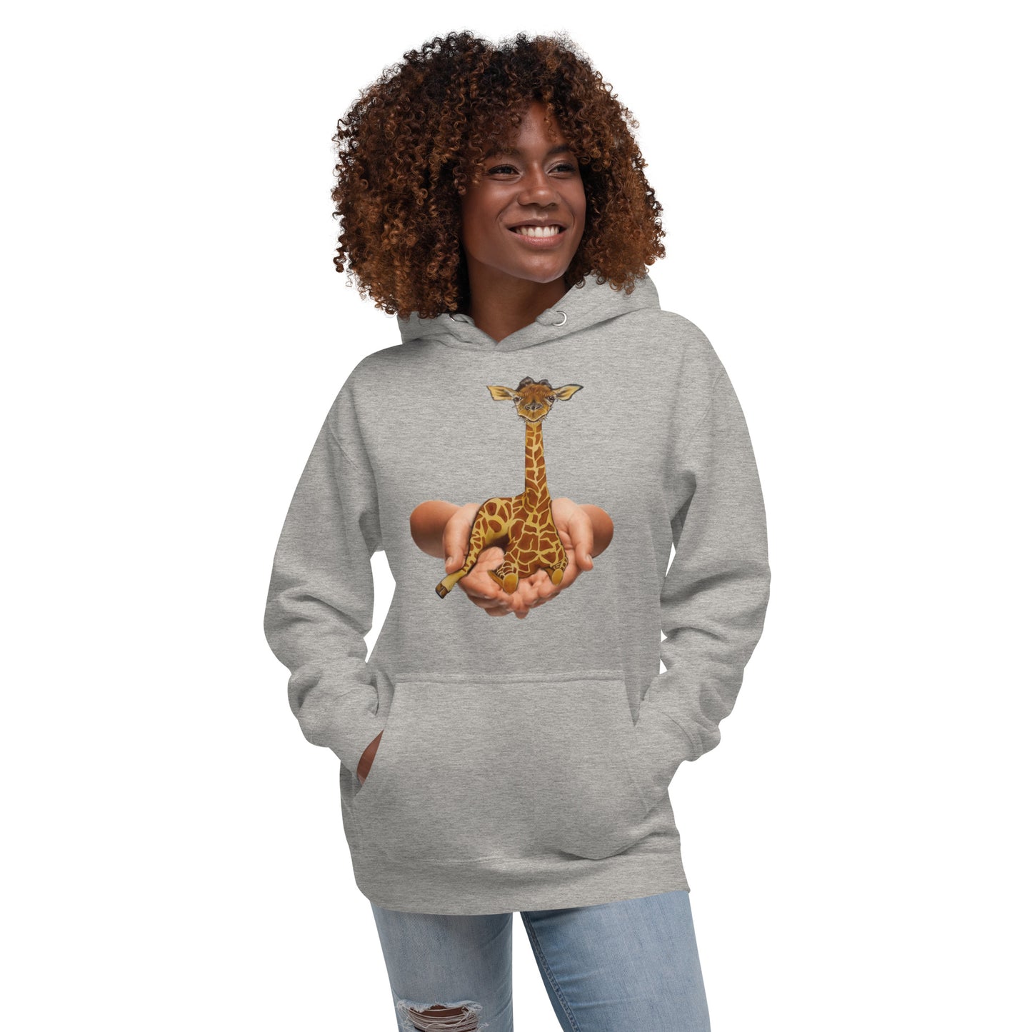 Sweet Baby Giraffe Unisex Hoodie