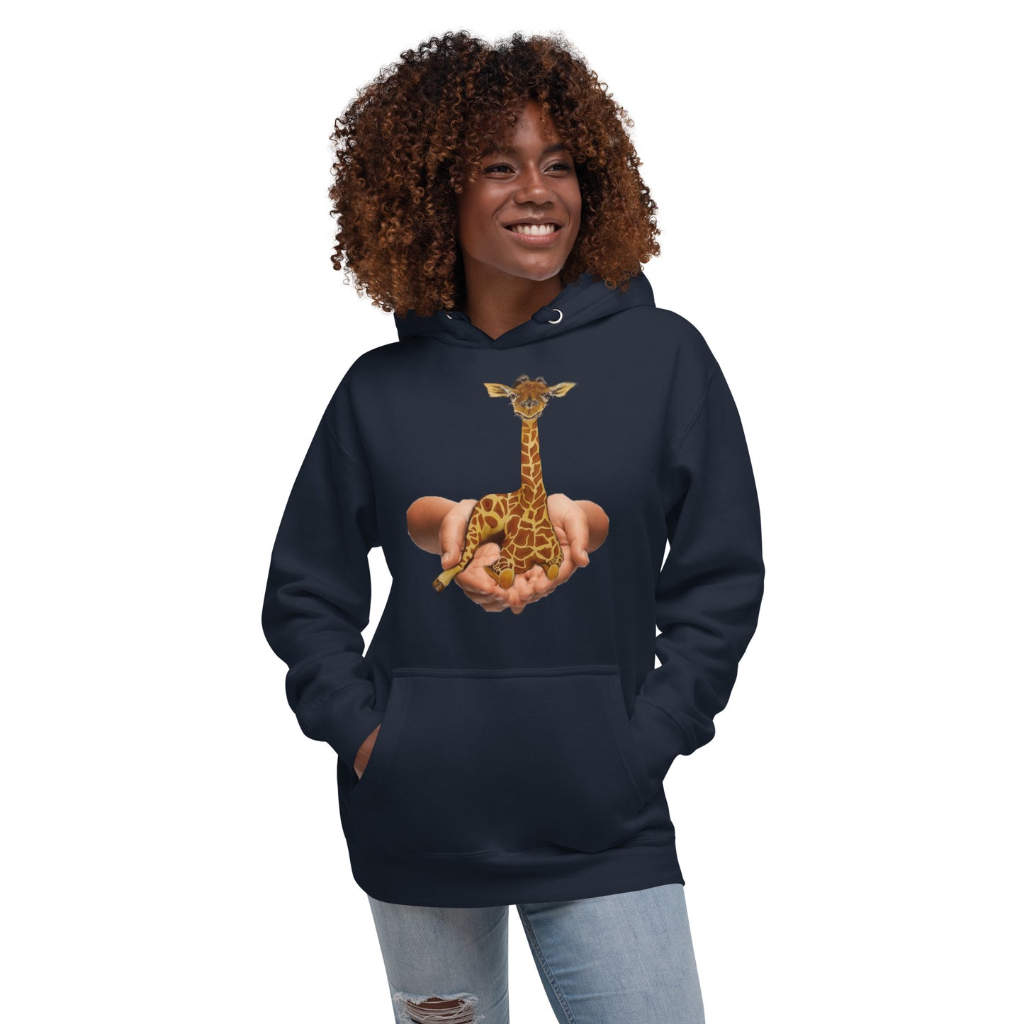 Sweet Baby Giraffe Unisex Hoodie