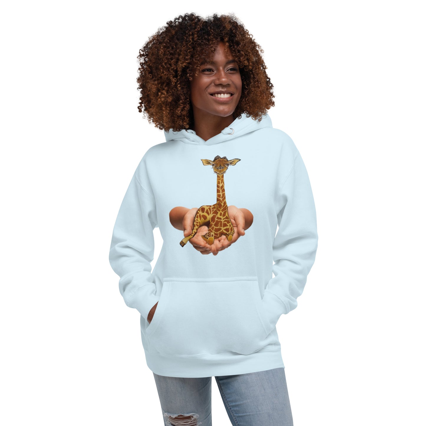 Sweet Baby Giraffe Unisex Hoodie