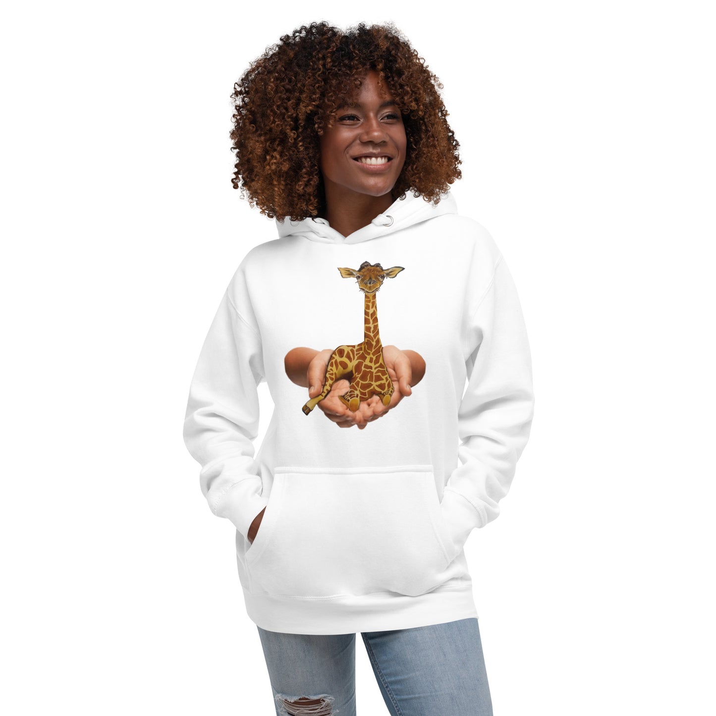 Sweet Baby Giraffe Unisex Hoodie