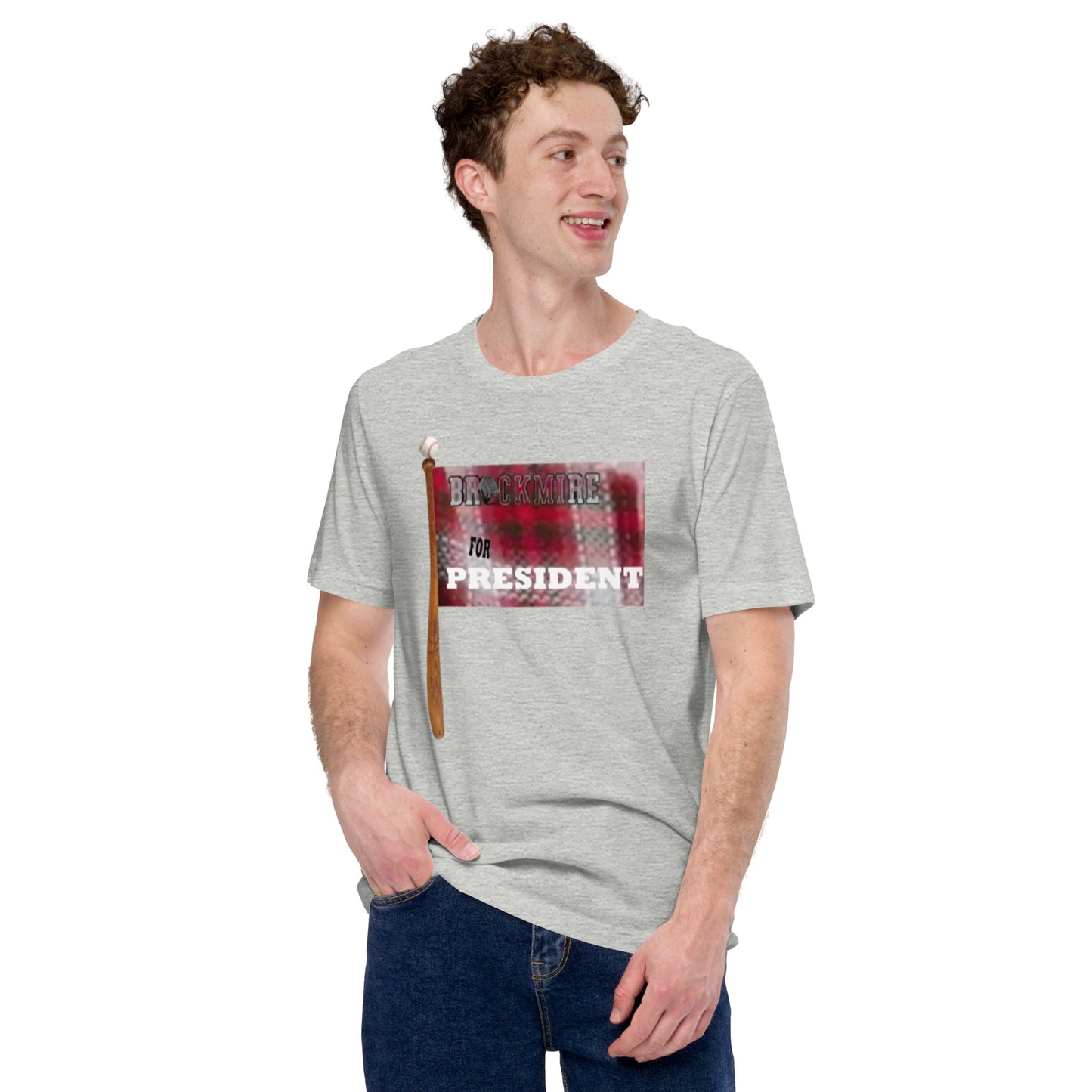 Brockmire for President Flag Design Unisex t-shirt