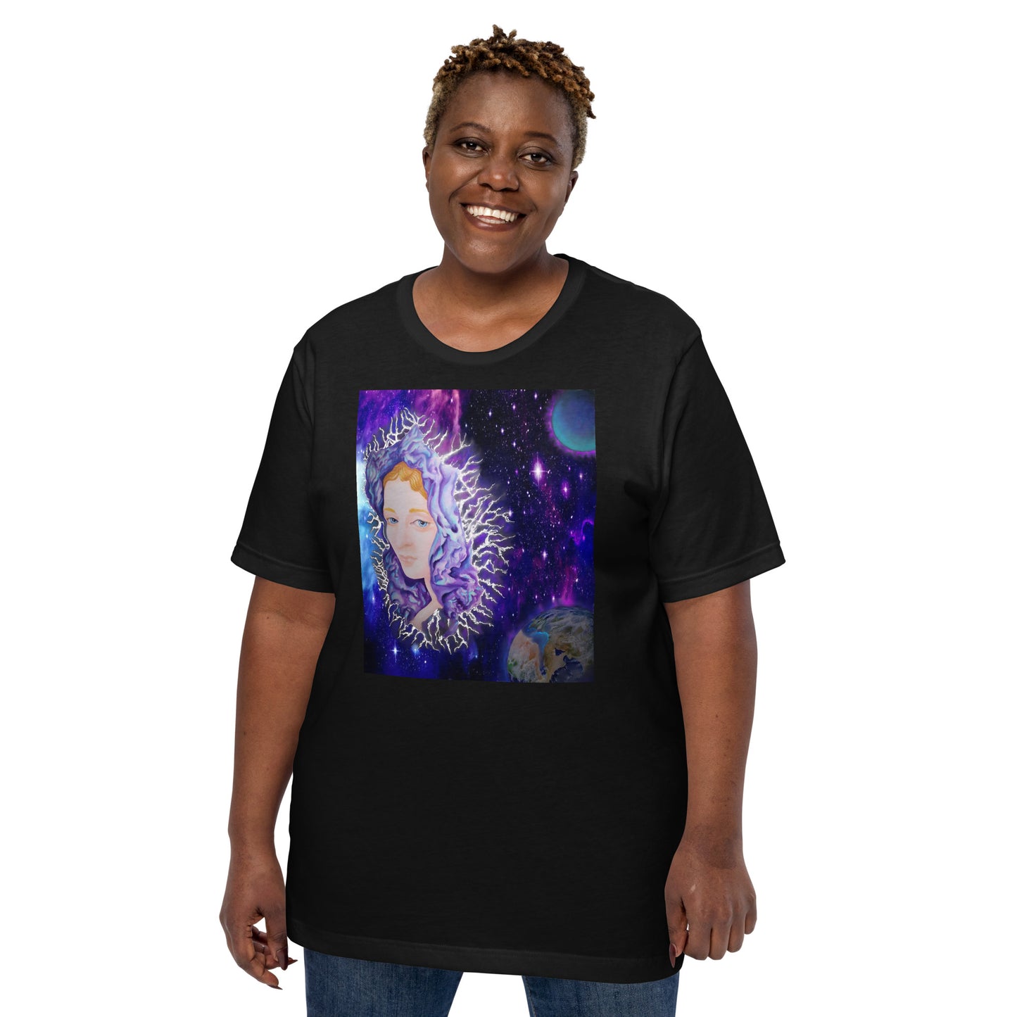 Original art Angel in Space Unisex t-shirt