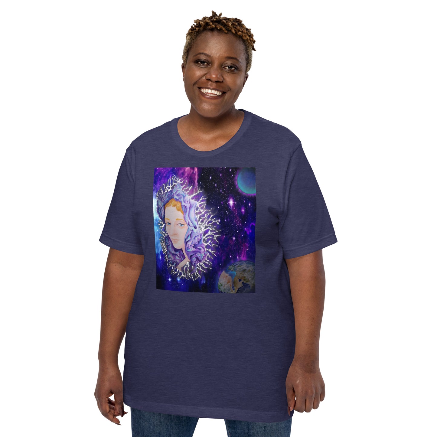 Original art Angel in Space Unisex t-shirt