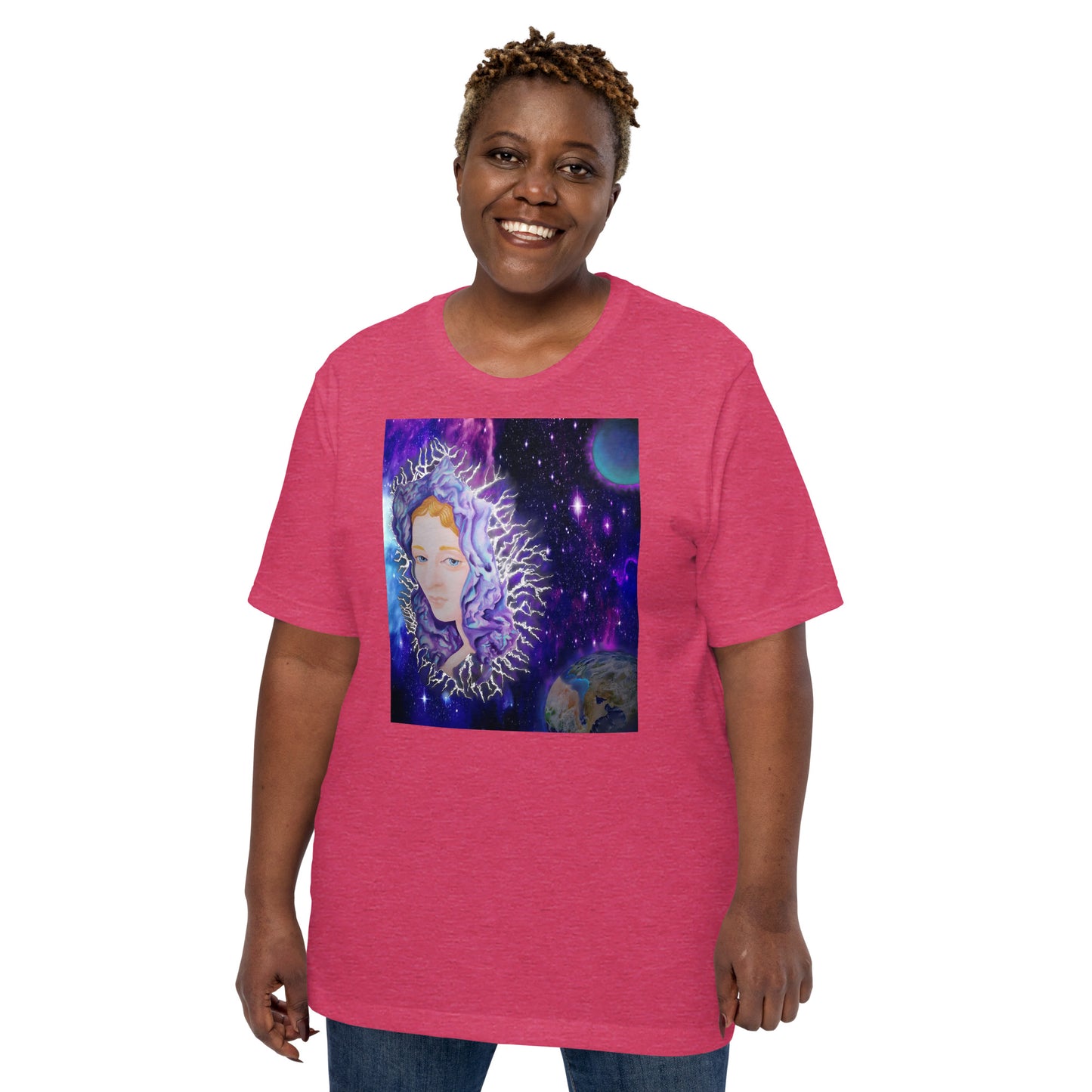 Original art Angel in Space Unisex t-shirt