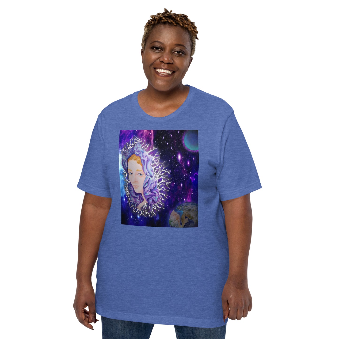 Original art Angel in Space Unisex t-shirt