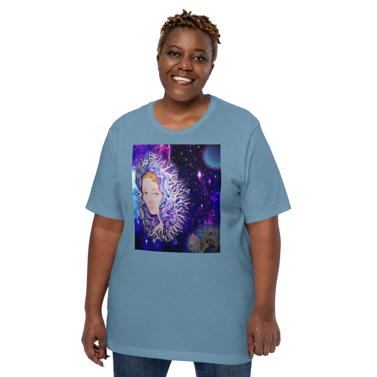 Original art Angel in Space Unisex t-shirt