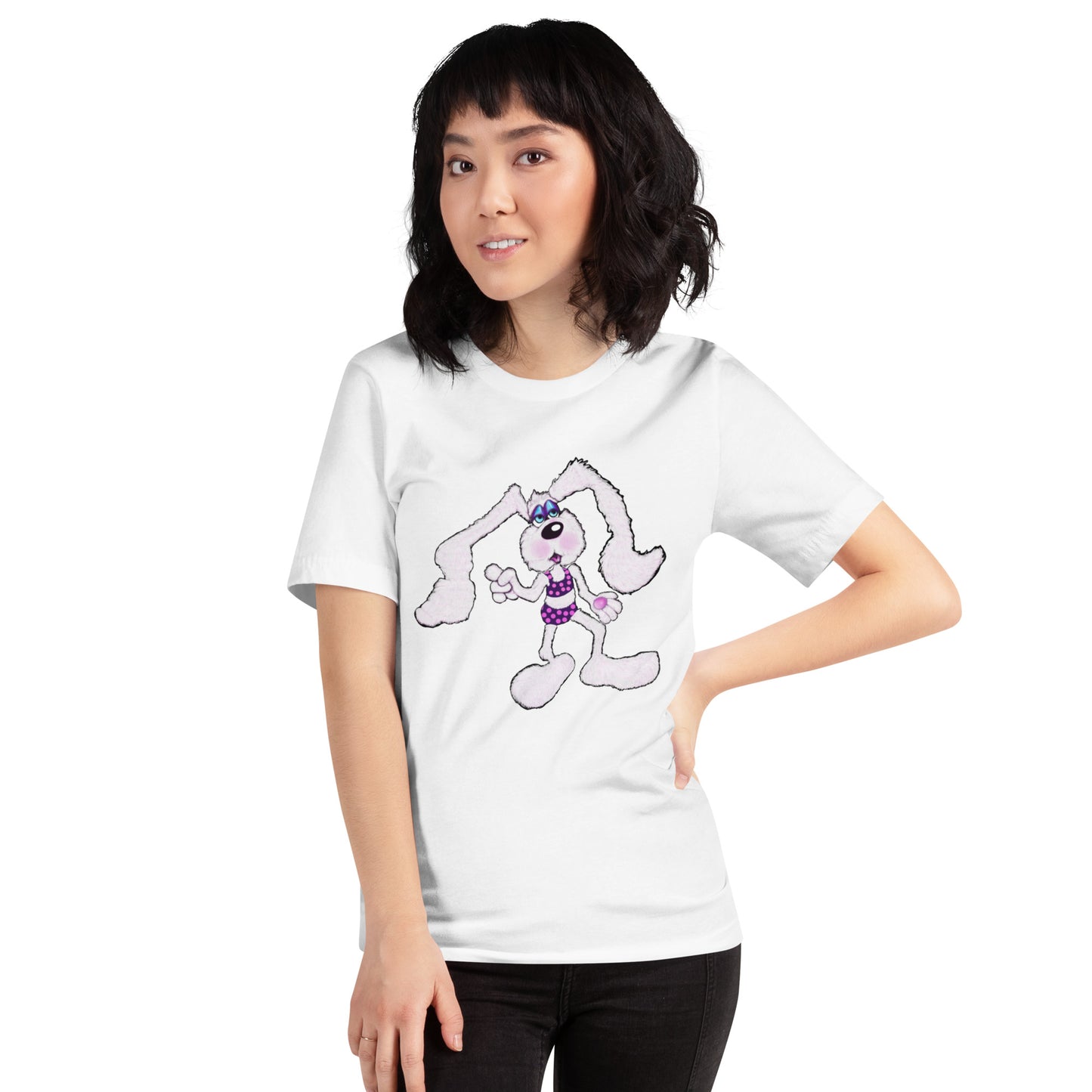 Inter Galactic Space Bunny Unisex t-shirt