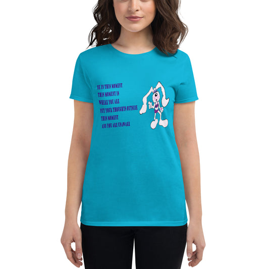 Intergalactic Space Bunny Women's short sleeve t-shirt