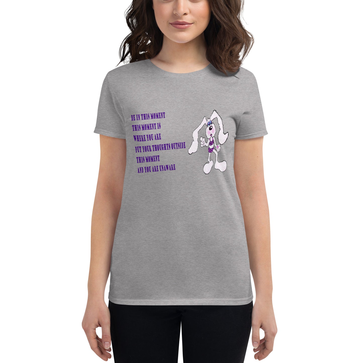 Intergalactic Space Bunny Women's short sleeve t-shirt