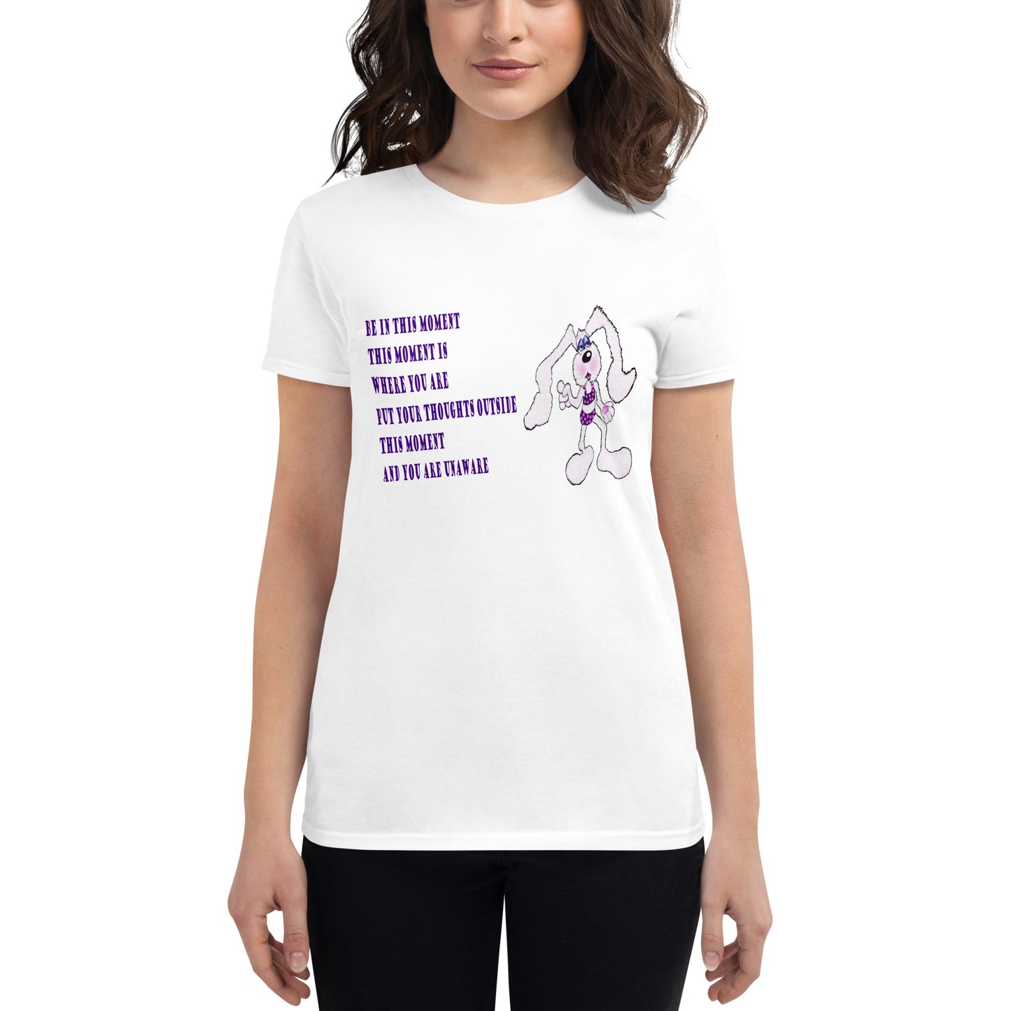 Intergalactic Space Bunny Women's short sleeve t-shirt